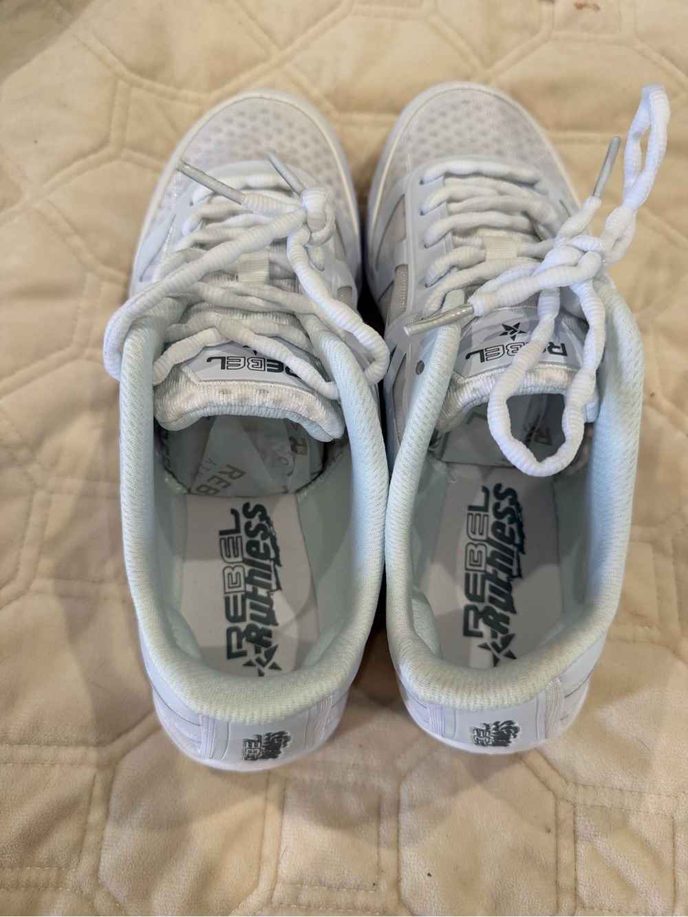 Rebel Ruthless White Cheer Shoes